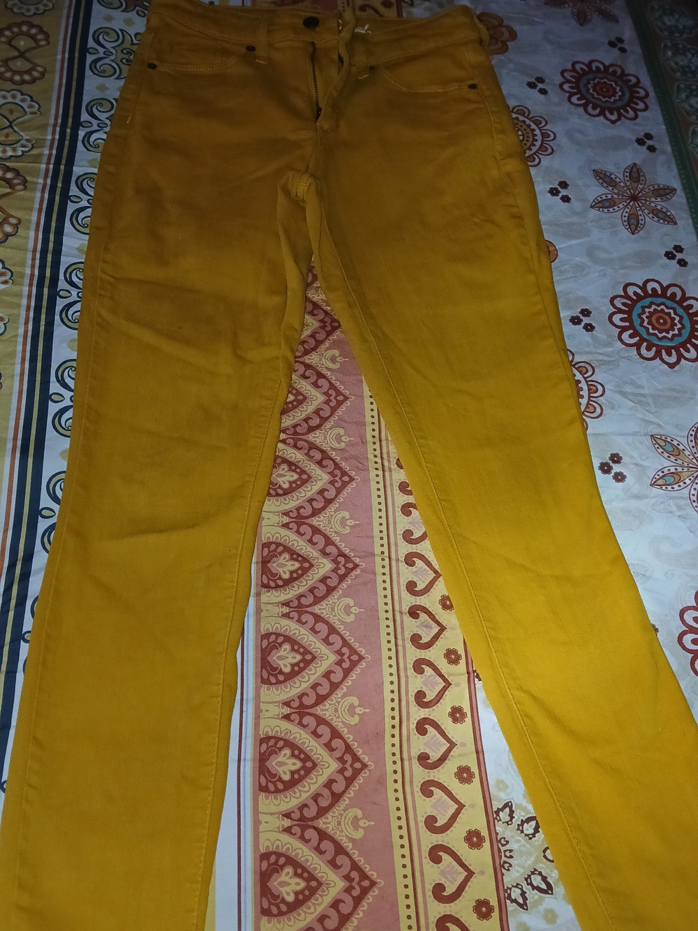 Women’s Mustard Slim Fit Pants